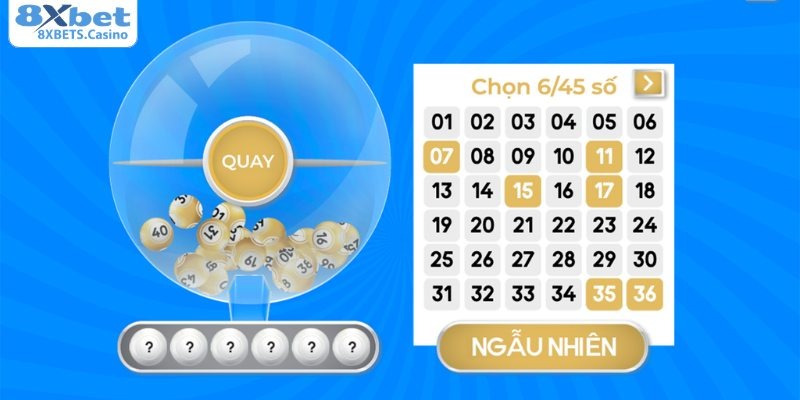 Các cấp bậc giải thưởng khi tham gia Mega 6/45